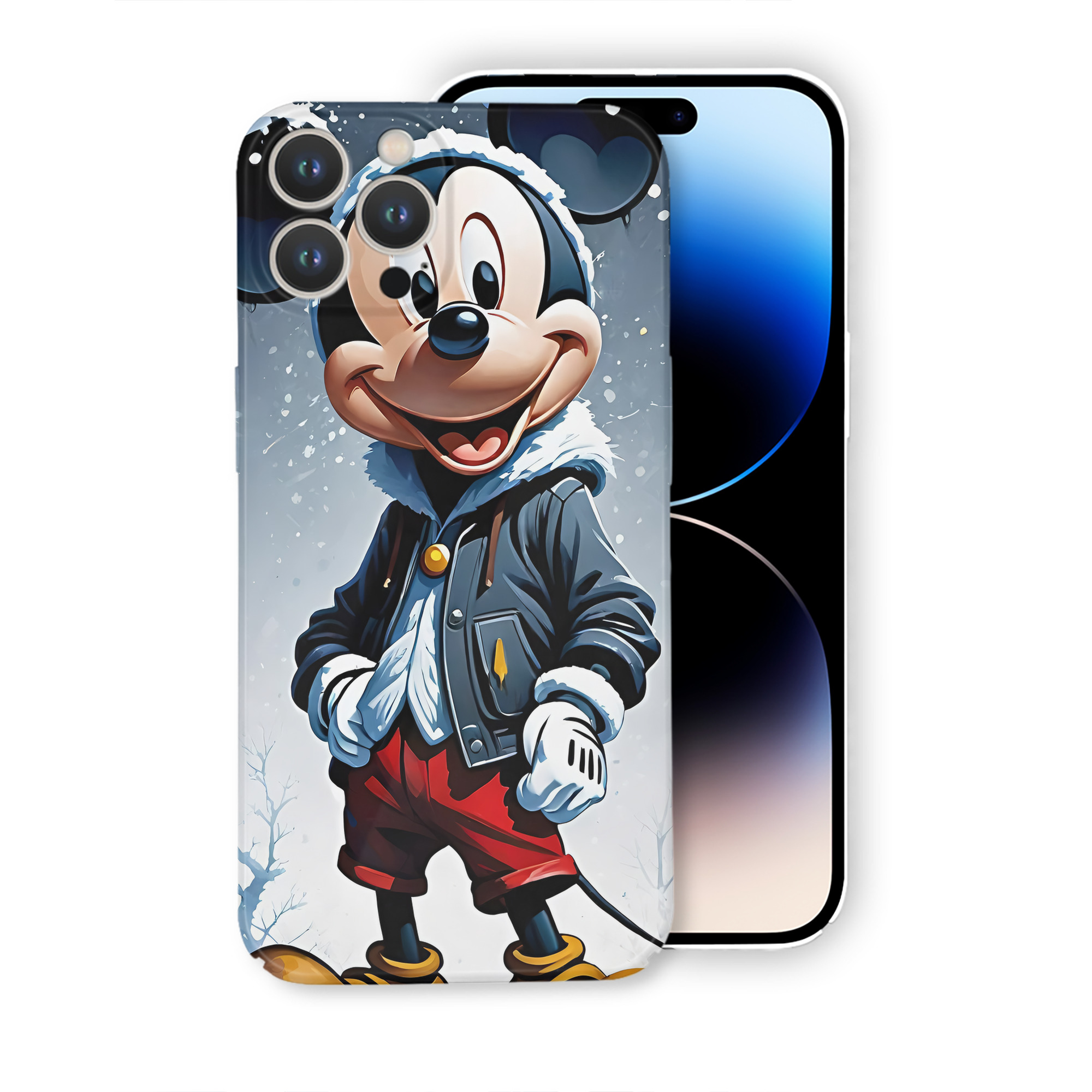 （画像用） ミッキーマウス Mickey Mouse 【iPhone 14シリーズ対応】ハードケース